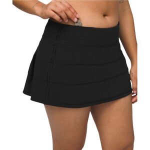 Lululemon Pace Rival Skirt Mid Rise 13" Black